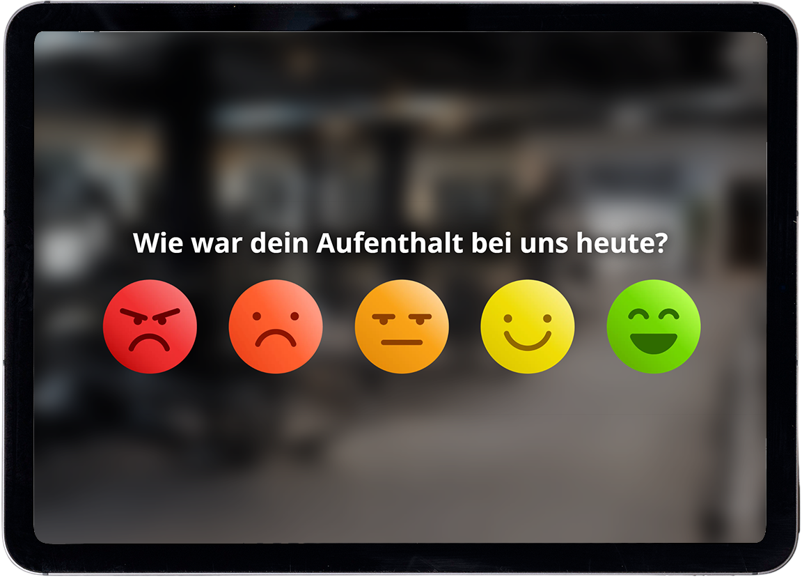 Feedback-Terminals mit Emojis